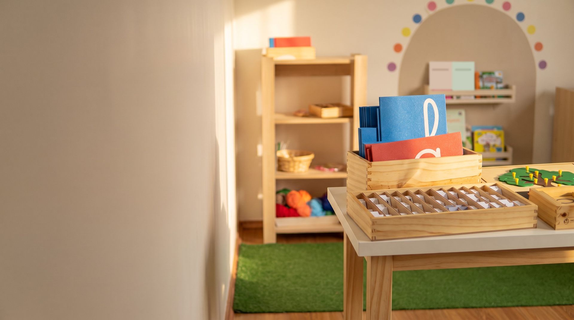 Sala de atendimento da Neuro Montessori